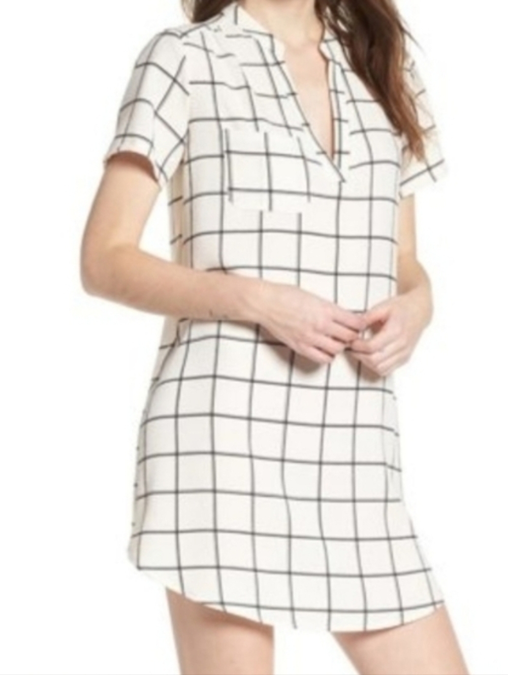 Lush | Windowpane Dress